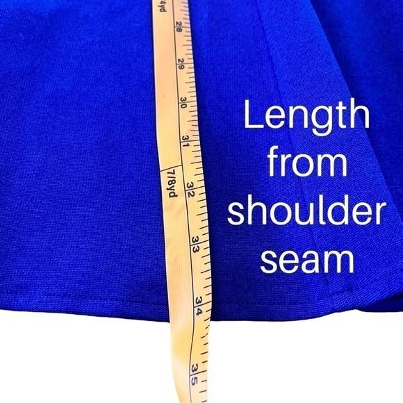 Amanda Uprichard (Revolve/Anthropologie) Fit & Flare Dress in Ultra Blue - Picture 10 of 15